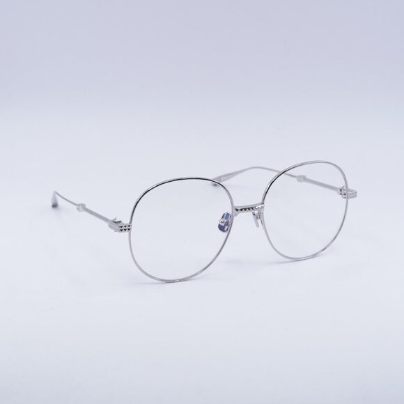 Valentino V-STUD-III VLX-136B Eyeglasses Silver 56mm Round Frame - Picture 8 of 10